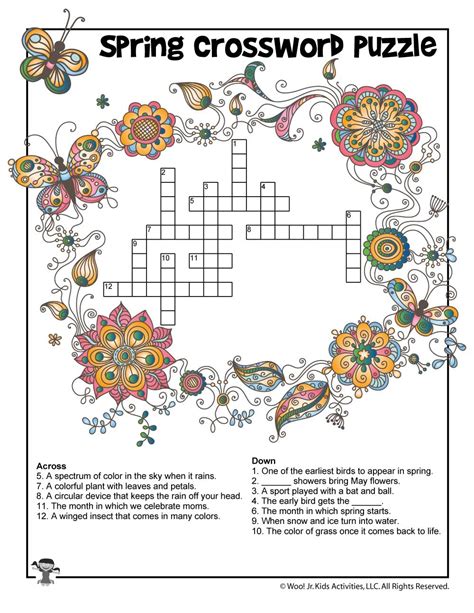 Spring Printable Puzzles